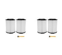 Bdfhjln 4 Pezzi Serie Standard Bagnato Secco HEPA Filtro di Ricambio Lavabile per VF4000 5-20 Aspirapolvere Filtro