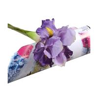 BDFJEDS 2 pezzi di fiori iris artificiale ramo primavera decorazioni nozze decorazione della tavola casa Flores finti seta for feste(Lignt purple Iris)