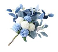BDFJEDS Fiori Artificiali 2PCS 45cm Eucalyptus Artificial Flowers Bouquet Decoration Fake Ornament Table Home Room Decor Garden Party Autumn Bridal(Color 17)