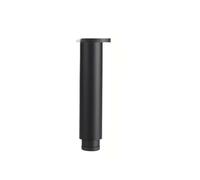 BDFJEDS Piedini per Mobili Gambe for mobili regolabili multiuso in alluminio, universali, in metallo, for divano letto, con 4 pezzi(Black-175-235MM)