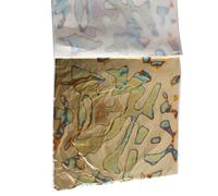 BDHDHWEFE 100 Fogli di Foglia d'oro for L'Arte, Fogli di Lamina d'oro Colorata Imitazione 5,5" x 5,5", Carta stagnola Colorata for lavori Artigianali for Il miglioramento della casa, Nail Art(Gold 3)