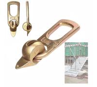 BDHDHWEFE Morsa di sollevamento a becco d'anatra resistente per casseforme in calcestruzzo, acciaio zincato, portata 1.3 T (2800 Lbs) - Gancio di sollevamento in calcestruzzo resistente con bloccaggio