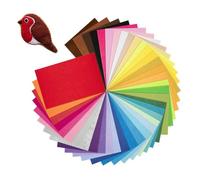 BDHYYM 40PCS Feltro per Lavoretti, Feltr Colorato, Feltro per Lavoretti 20X30CM, Pannolenci Colorati Morbido, Fogli Feltr per Artigianato Fai da Te Cucito Manuale Decorazione
