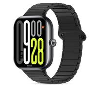 BDIG Cinturino Compatible con Xiaomi Redmi Watch 6/5/4, Cinturini Magnetico in Morbido Silicone Compatibile per Xiaomi Mi Band 10 Pro/9 Pro/8 Pro nero