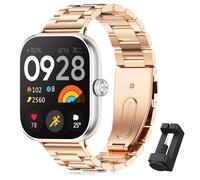 BDIG Cinturino in Metallo Compatibile con Xiaomi Redmi Watch 5/Xiaomi Mi Band 9 Pro, Senza Gap Cinturino di ricambio per Xiaomi Redmi Watch 4/Xiaomi Mi Band 8 Pro