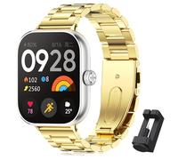 BDIG Cinturino in Metallo Compatibile con Xiaomi Redmi Watch 5/Xiaomi Mi Band 9 Pro, Senza Gap Cinturino di ricambio per Xiaomi Redmi Watch 4/Xiaomi Mi Band 8 Pro