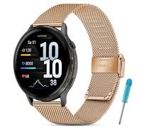 BDIG Cinturino Metallo 22 mm per Redmi Watch 5 Active / 5 Lite & Garmin Venu 4 45 mm/3 45 mm/Forerunner 265/255/Amazfit Bip 6/Bip 5/Amazfit Balance 2,Regolabili Cinturini in Acciaio Inossidabile