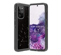 BDIG Custodia Impermeabile Samsung Galaxy S20 Plus, IP68 Certificato Waterproof Cover Slim Antiurto Antineve Antipolvere AntiGraffio Subacquea Caso Full Protezione Impermeabile Custodia per S20 Plus