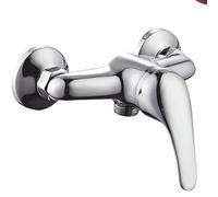 Bdit ACCESORI Rubinetto Doccia Miscelatore 1/2" Miscelatore Monocomando per Doccia in Ottone Rubinetto Miscelatore Bagno Per Bagno Doccia Vasca Cromo Argento