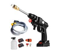 Bdit accessori Idropulitrice a batteria 8000Mah Idropulitrice portatile con 2 batterie Idropulitrice ad alta pressione a batteria per il lavaggio di auto Pulizia di pavimenti