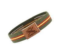 BDM - Bracciale della Guardia Civile in tessuto elastico per uomo e donna di colore verde militare.