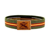 BDM - Bracciale della Guardia Civile in Tessuto Elastico per Uomo e Donna di Colore Verde Militare.