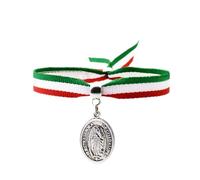 BDM Bracciale della Vergine di Guadalupe, Braccialetto con medaglia con L'Immagine della Vergine protettrice Guadalupe