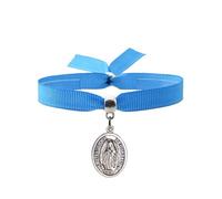 BDM Bracciale della Vergine di Guadalupe, Braccialetto con medaglia con L'Immagine della Vergine protettrice Guadalupe