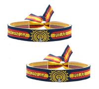 BDM Bracciale in filo Vergine del Pilar, bandiera della Spagna, per donna e uomo. Unità 2