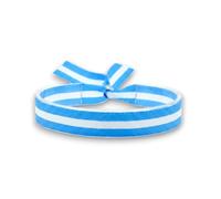 BDM Bracciale in Tessuto Bandiera Argentina, Nastro Calcio per Donna e Uomo.