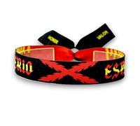 BDM Bracciale in tessuto Croce Borgogna, Bandiera Borgogna e Terzi Spagnoli, Bandiera della Spagna. Accessorio unisex di orgoglio storico., Standart, N/D, N/D