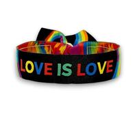 BDM Bracciale LGTBIQ+, LGTB, Lesbiche, Gay, Transessuali, Bisessuali, Intersessuali e Queer, regolabile con sfera.