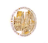 BDM - Magnete di Barcellona, Sagrada Familia, Parco Guell, Ricordi di viaggio, Mosaico Gaudí, Museo Dalí, Souvenir Barcellona - Modello 14