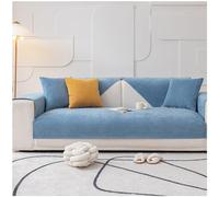 BDMFJY Impermeabile Copridivano 3/4/2/1 Posti con Penisola, Copridivano Angolare a Sinistra/Destra Universale, Copri Divano AntiGraffio Gatto Cani, Copridivano con Braccioli,Blu,60x60cm