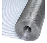 BDMRY Rete metallica intrecciata in acciaio inossidabile 304, schermo fine da 80 maglie, rete per finestre, rotolo di rete di sicurezza sostitutivo per balconi, verande 1x2m