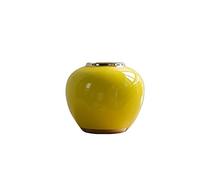 BDPP Vaso Classico Vaso Giallo Moderno Semplice e fashionableceramy Flower Insert Decorazione Creativa Decorazione Fiore Fiore Decorazione del Nuovo Anno Amici e Amanti