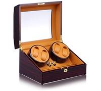 BDPRZGHGL 4 6 Caricatore automatico per orologi, con motori silenziosi, 4 modalità di rotazione, esterno in vernice per pianoforte con guscio in legno È così gentile da parte tua