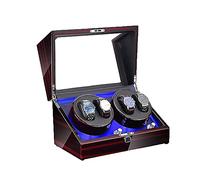BDPRZGHGL Automatic Quiet Motor Rotation Modes 4 Watches Storage Display Case Box (E) Watch Winder