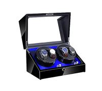 BDPRZGHGL Automatic Watch Winder Quiet Motor Rotation Modes 4 Watches Storage Display Case Box (A)