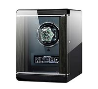 BDPRZGHGL Automatic Watch Winders for 9/12/24 Watches with Silent Motor PU Leather Flexible Cushion with LED Light and Fingerprint Lock Watch Organizer and Display (Size : 12+0)