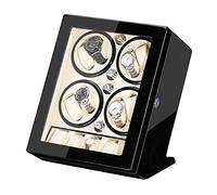 BDPRZGHGL Avvolgitore automatico 5 contenitori per pianoforte con verniciatura espositore per orologi, motore silenzioso per orologi da uomo e da donna (B)