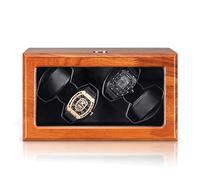 BDPRZGHGL Avvolgitore automatico per 2 o 4 orologi in palissandro con 5 modalità di rotazione e motore silenzioso