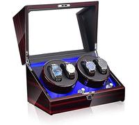 BDPRZGHGL Avvolgitori automatici per lampadari, per 4 orologi Avvolgitori automatici per orologi 5 modalità di rotazione Orologi a motore silenzioso Scatole di immagazzinaggio Accessori (Colore : B)