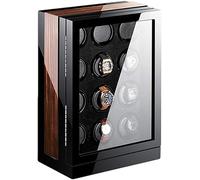 BDPRZGHGL Caricatore automatico per orologi, scatola caricaorologi Touch screen LCD Luce LED blu 15 Impostazioni modalità di rotazione Finitura pianoforte È così gentile da parte tua