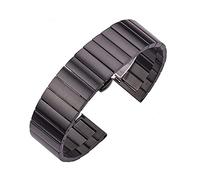 BDPRZGHGL cinturino per orologio, bracciale con cinturino in acciaio inossidabile 16mm 18mm 20mm 22mm bracciale con cinturino in metallo nero argento