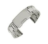 BDPRZGHGL Cinturino per orologio Cinturino in acciaio inossidabile con tre perline Cinturino per uomo e donna con accessori 18/20/22/24/26/28/30mm