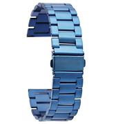 BDPRZGHGL cinturino per orologio cinturino in acciaio inossidabile solido 20mm 22mm cinturino per orologio in metallo ultrasottile collegamento chiusura pieghevole cinturini accessori per bar a molla