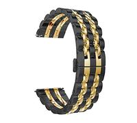 BDPRZGHGL Cinturino per orologio con bracciale in acciaio inossidabile, sgancio rapido, adatto per braccialetti di ricambio in acciaio inossidabile in metallo solido 20 mm 20 mm/20 mm/nero