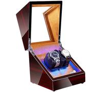 BDPRZGHGL Doppio caricaorologi per 2 orologi automatici con retroilluminazione interna, morbido cuscino flessibile per orologi, doppia alimentazione. È così gentile da parte tua