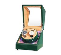 BDPRZGHGL Lampadario Doppio avvolgitore automatico per orologio Alimentatore Motore silenzioso Vernice verde pianoforte Esterno per uomo Donna Orologi Lampadario