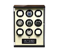 BDPRZGHGL LCD Display Luxury Watch Winder Automatic Watch With Remote Control And Push Button Lock To Unlock LED Lighting Suitable For All Automatic And Mechanical Watches (Color : Black, Size : 2+0)