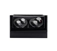 BDPRZGHGL scatola avvolgitore per orologi 4, esterno in vernice per pianoforte con guscio in legno, 4 modalità di rotazione, orologi a motore estremamente silenziosi