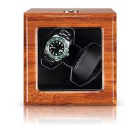 BDPRZGHGL Scatola porta orologi Scatola avvolgitore Adattatore automatico e custodia per motore silenzioso con finitura a batteria, 8 Pelle(6 Leather-A)