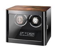 BDPRZGHGL Technology Automatic Watch Winder For 2 3 4 9 12 Watches LED Lights Watch Box Storage Display Case With Quiet Motor Wooden Storage Case (Size : 12+0)