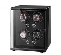BDPRZGHGL Watch Winder For Automatic Watches With Quiet Motor For 4 Automatic Watches Storage Display Box With LED Lights Storage Display Box (Color : Brown, Size : 4+0)
