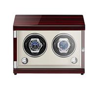 BDPRZGHGL Winder Spinner Winders - Agitatore verticale plug-in/batteria Scatola di carica meccanica automatica Custodia per orologio con luce LED sensibile alla luce Silenzioso e ben funzionante