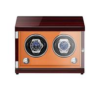 BDPRZGHGL Winder Spinner Winders - Agitatore verticale plug-in/batteria Scatola di carica meccanica automatica Custodia per orologio con luce LED sensibile alla luce Silenzioso e ben funzionante