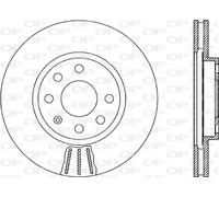 BDR1880.20 OPEN PARTS Disco freno per OPEL,VAUXHALL