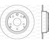 BDR2188.10 OPEN PARTS Disco freno per HONDA