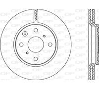 BDR2228.20 OPEN PARTS Disco freno per CITROËN,PEUGEOT,TOYOTA